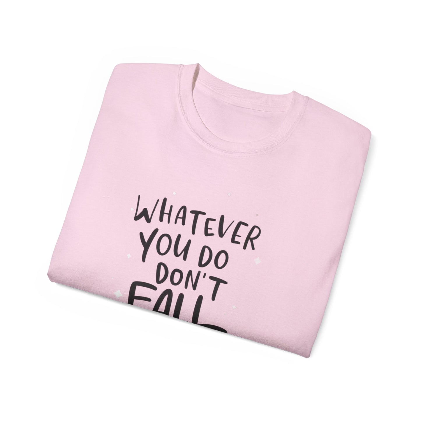 Cute Funny Dog Cartoon Valentine's Day Don't Fall for Me Meme Unisex Organic T-Shirt