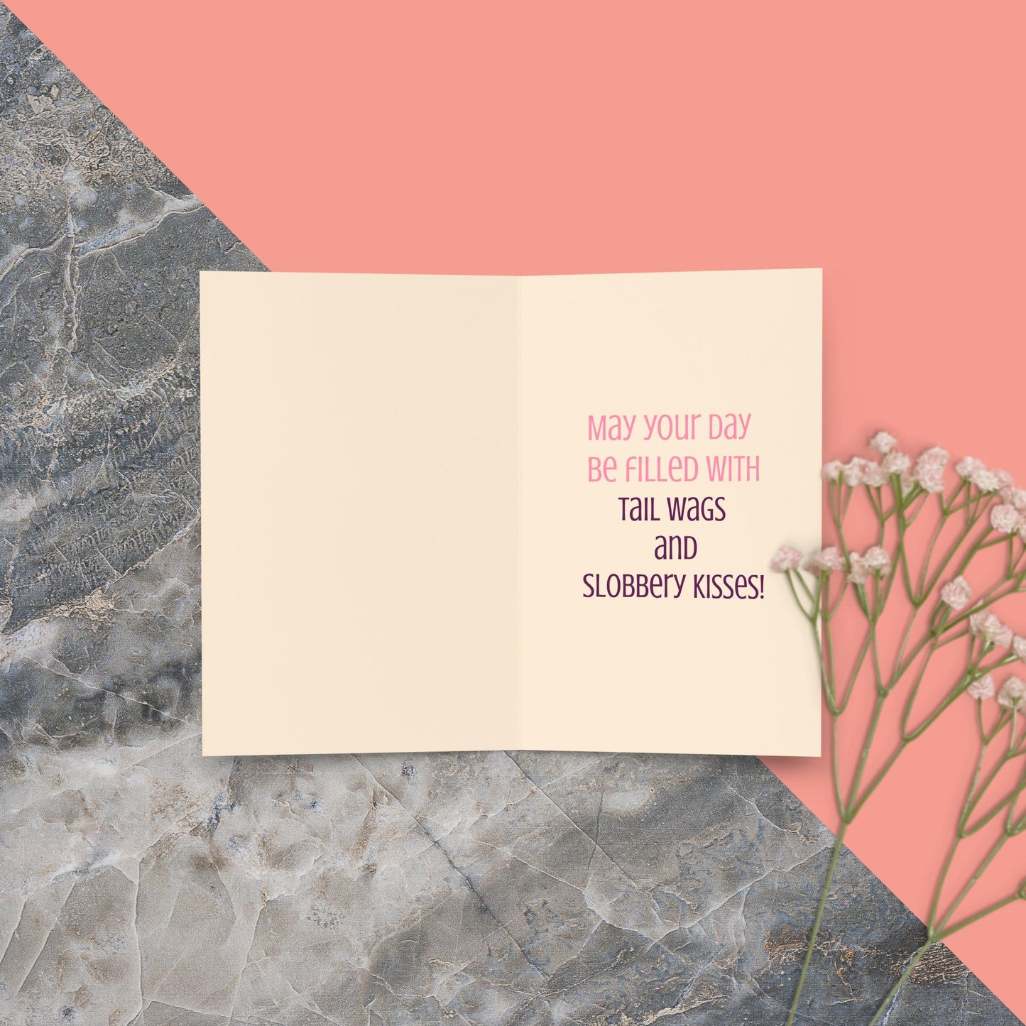 Dog Dad's Day Greeting Card