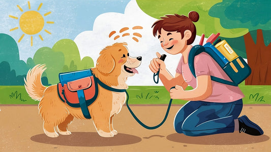 Is it possible to train a dog to go outside and come back inside without a leash or collar?