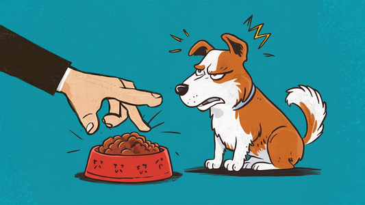 Why do dogs sometimes act aggressively when guarding their food bowl, as if fearing it will be taken away?