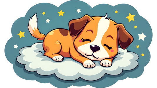 What causes dogs to whimper and bark while sleeping?