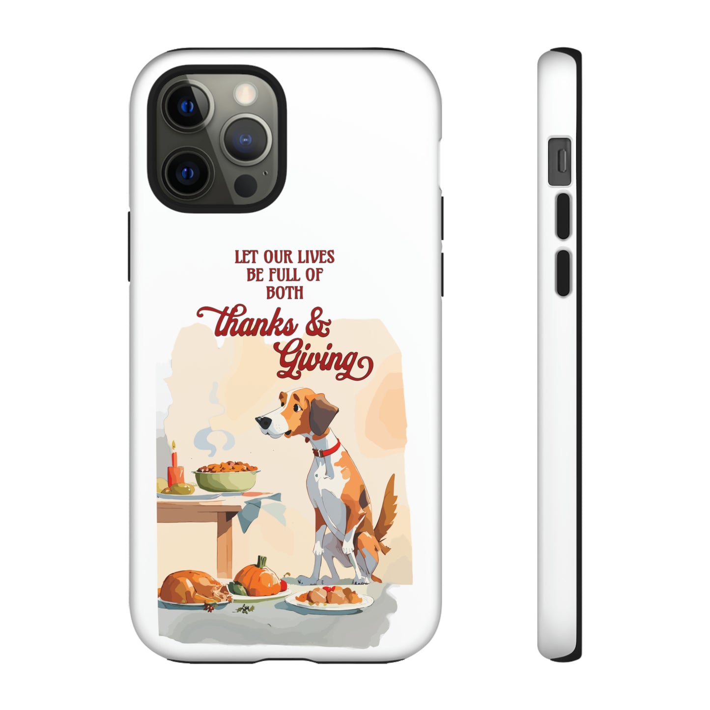 Cute Dog Lover Thanksgiving Tough Cases