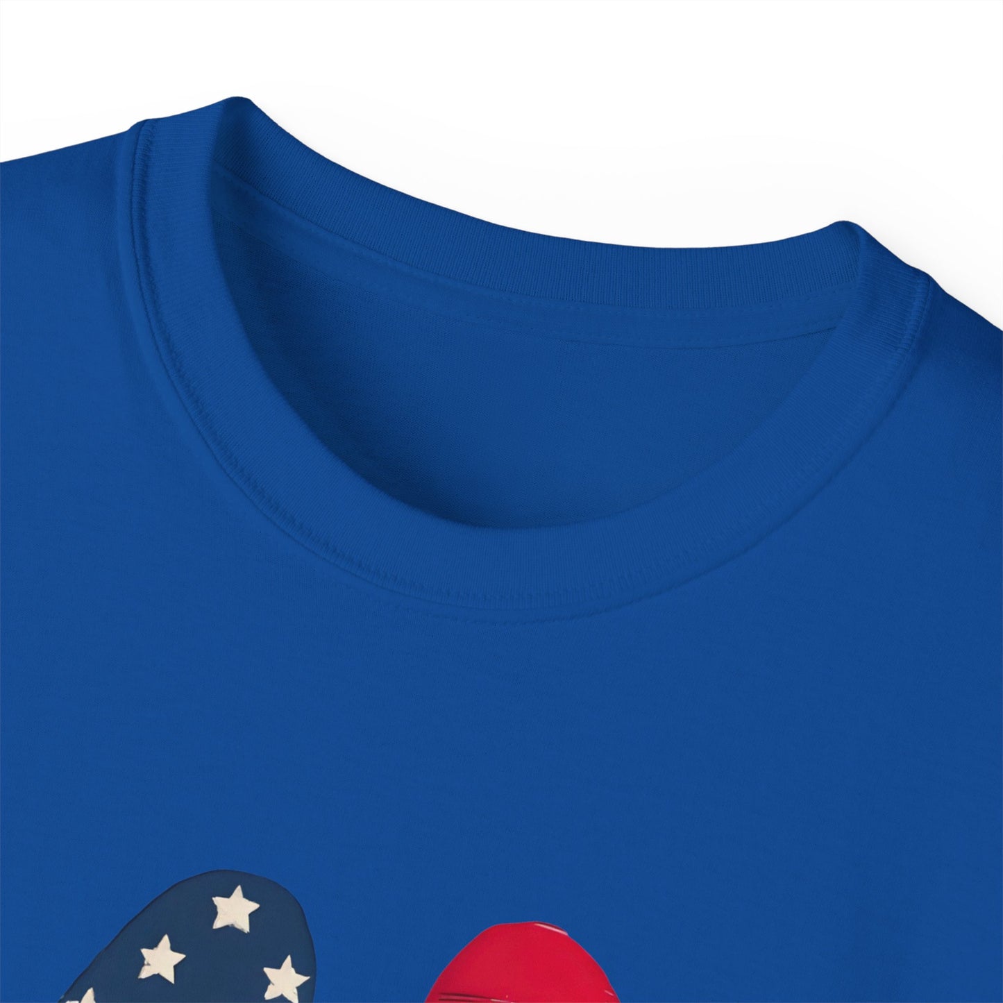 Paw Print Fourth of July Organic T-Shirt