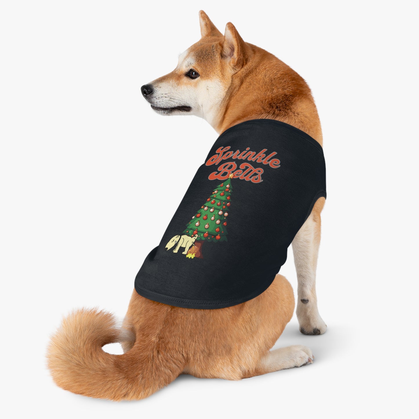 Cute Funny Sprinkle Bells Christmas Pet Tank Top