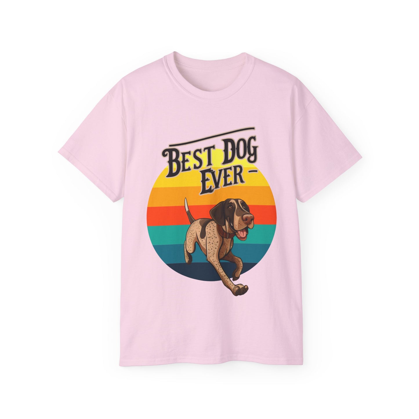 Cute Best Dog Ever German Shepherd Pointer GSP Unisex Organic T-Shirt