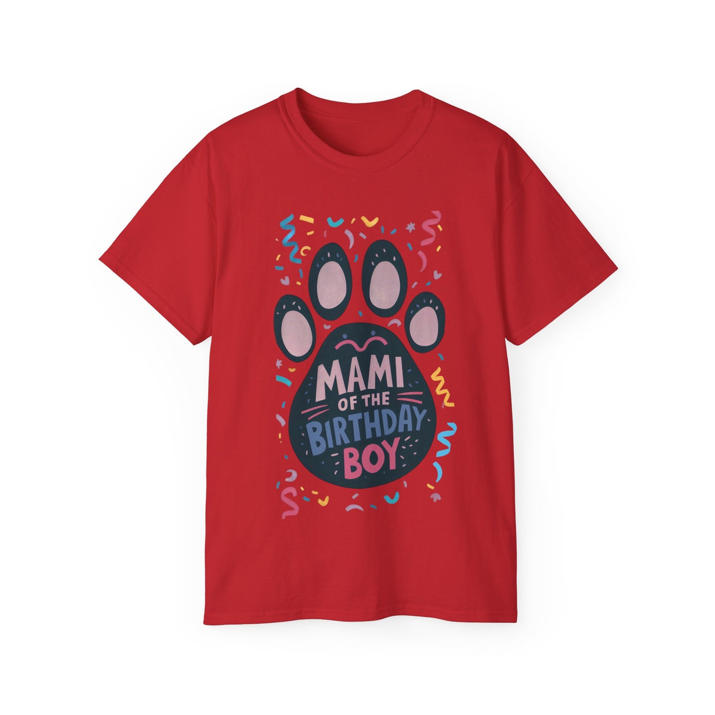 Cute Mami of the Birthday Boy Organic T-Shirt