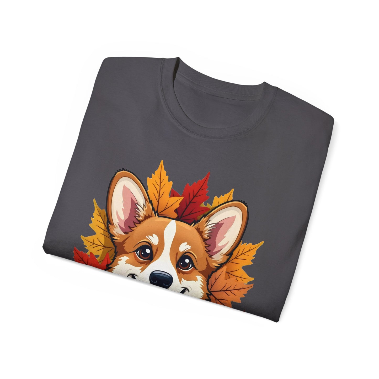 Cute Dog Cartoon Corgi Fall Tee