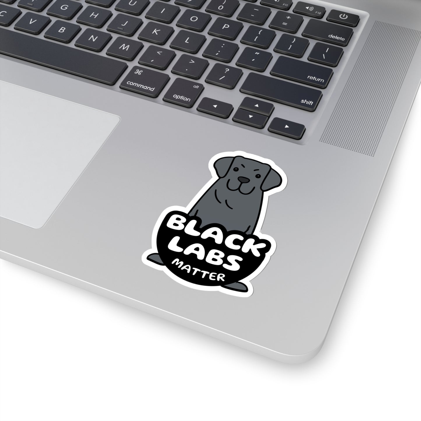 Cute Black Labs Matter Kiss-cut Stickers