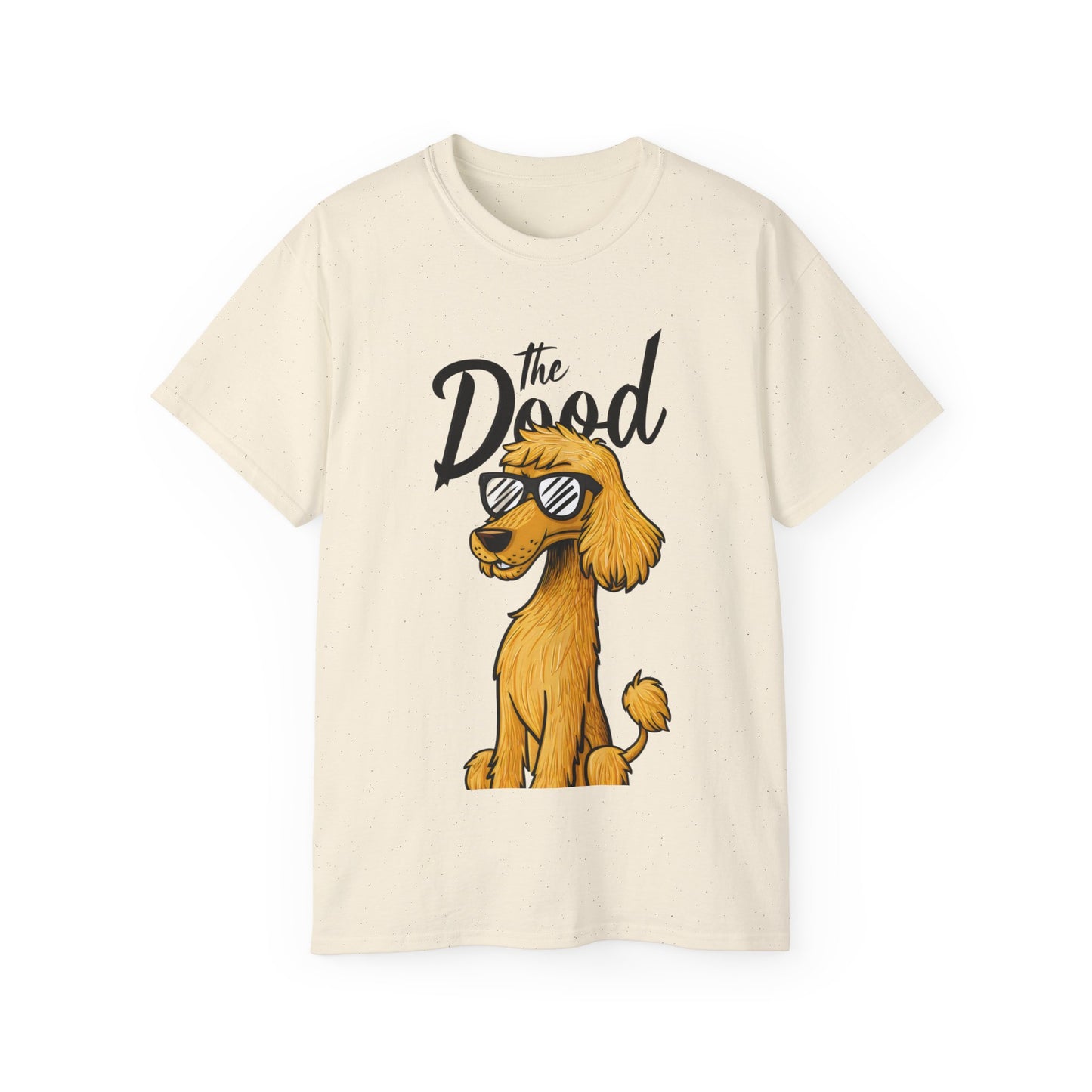 Cute Funny Dog Cartoon The Dood Unisex Organic T-Shirt