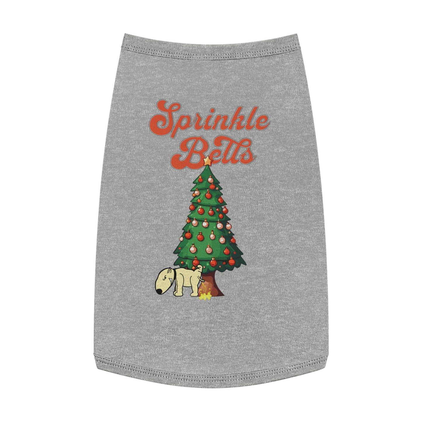 Cute Funny Sprinkle Bells Christmas Pet Tank Top