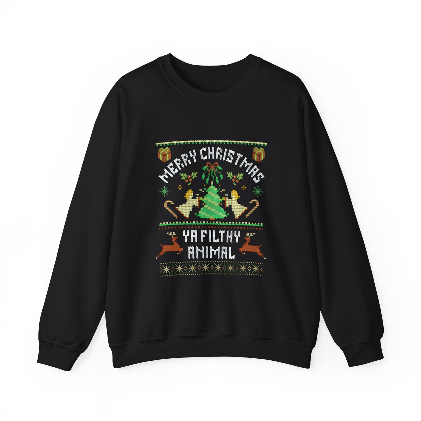 Merry Christmas Ya Filthy Animal Sweatshirt