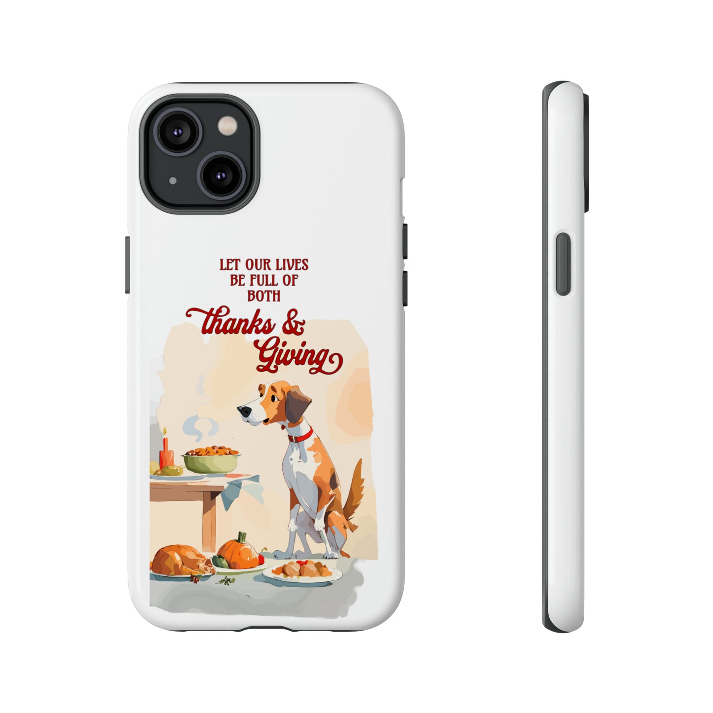 Cute Dog Lover Thanksgiving Tough Cases