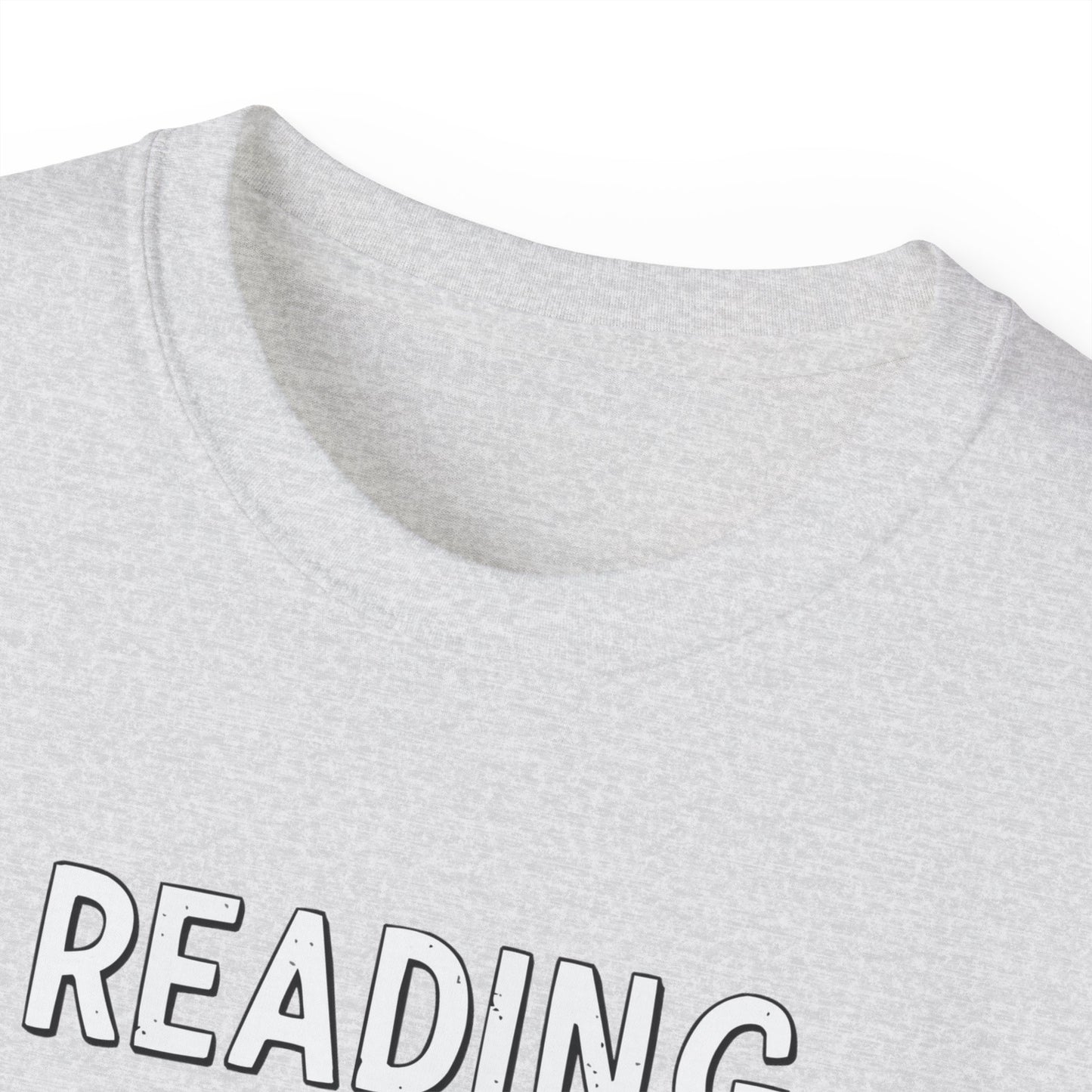 Cute Cartoon Reading is a Ticket to Adventure Unisex Organic T-Shirt