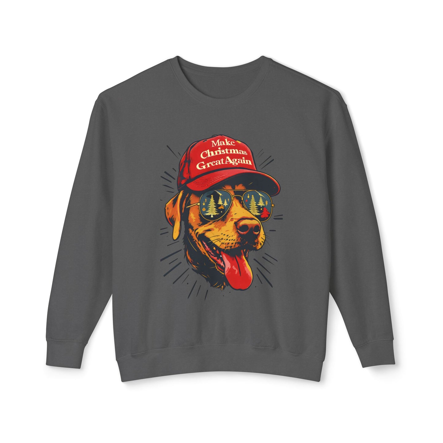 Funny Make Christmas Great Again Dog Lover Sweatshirt