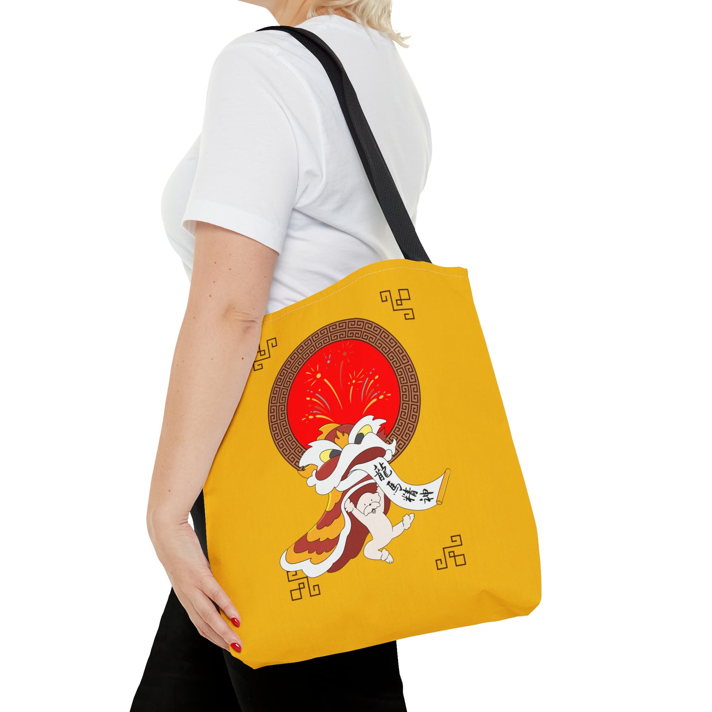 Cheeky Bichon Cute Funny Chinese New Year Tote Bag