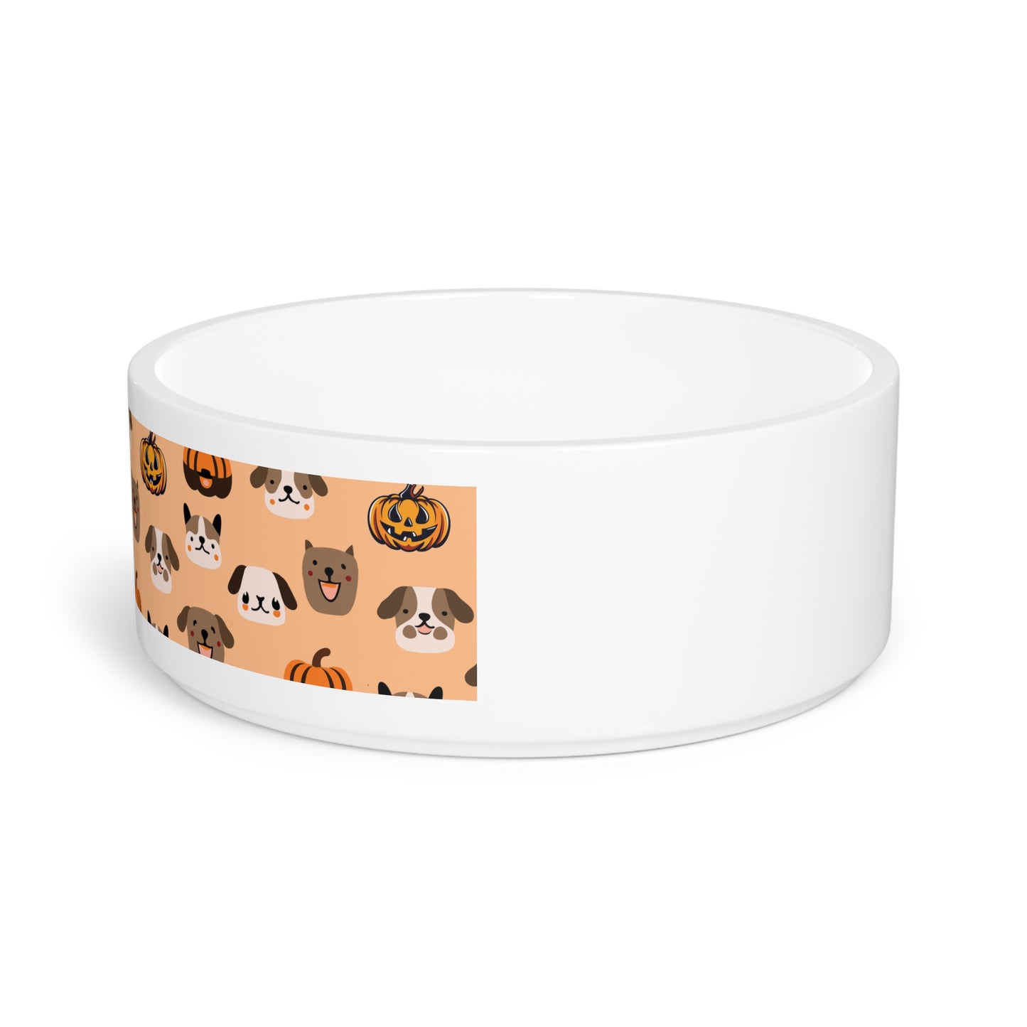 Halloween Pattern Pet Bowl