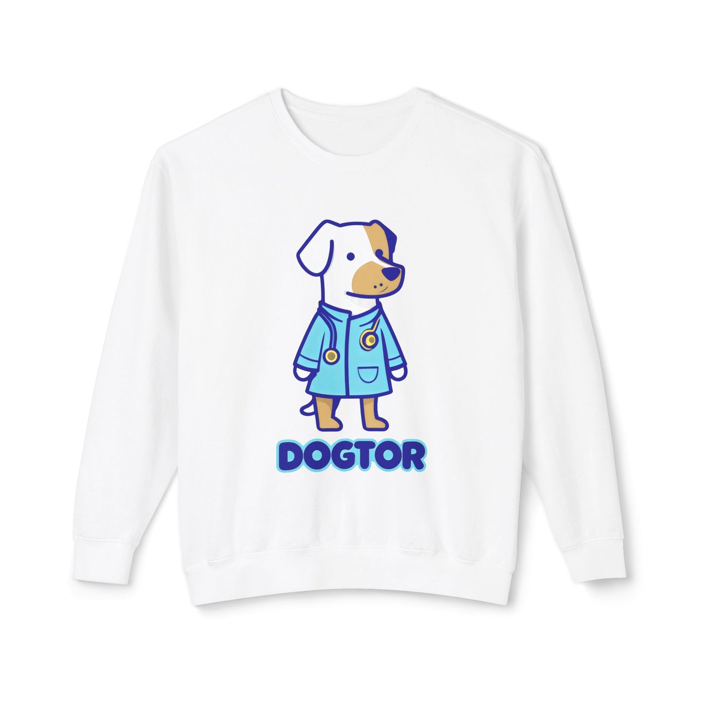 Cute Cartoon Dog Meme Dogtor Sweatshirt