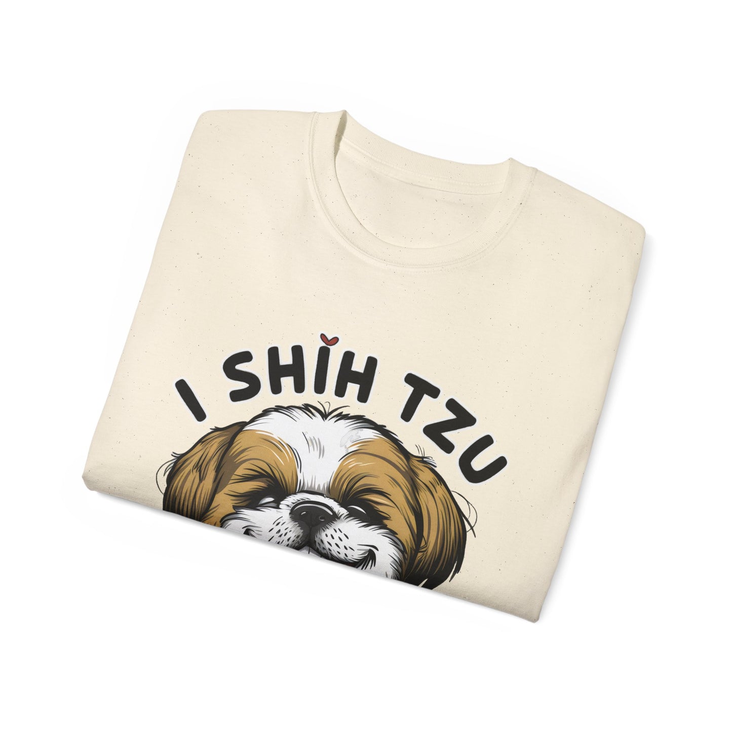 Cute Funny I Shih Tzu Not Dog Meme Organic T-Shirt