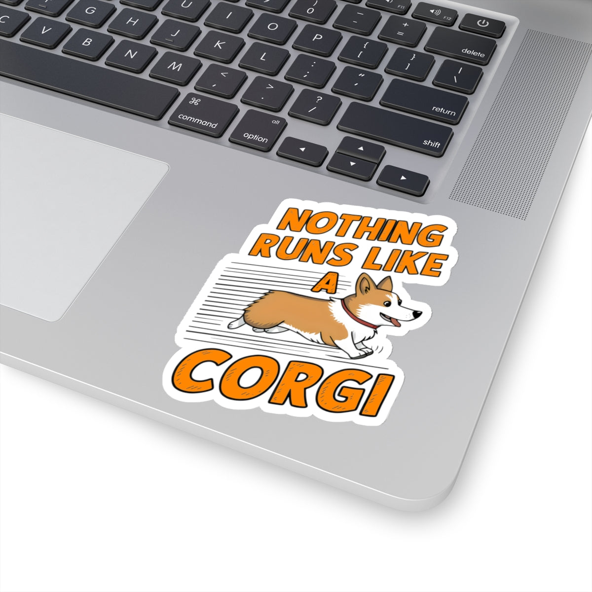 Cute Dog Cartoon Nothing Runs Like a Corgi Kiss-cut Stickers