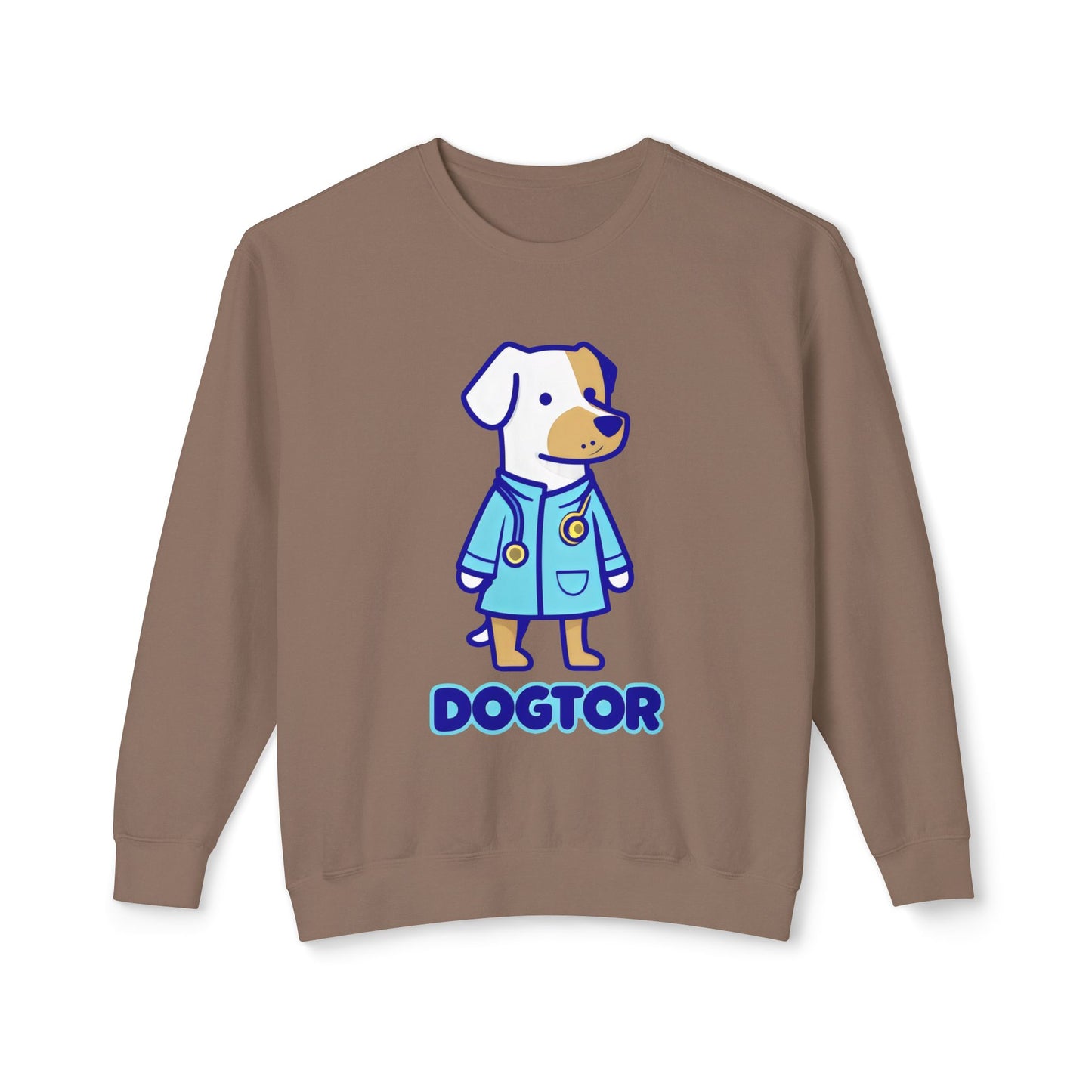 Cute Cartoon Dog Meme Dogtor Sweatshirt