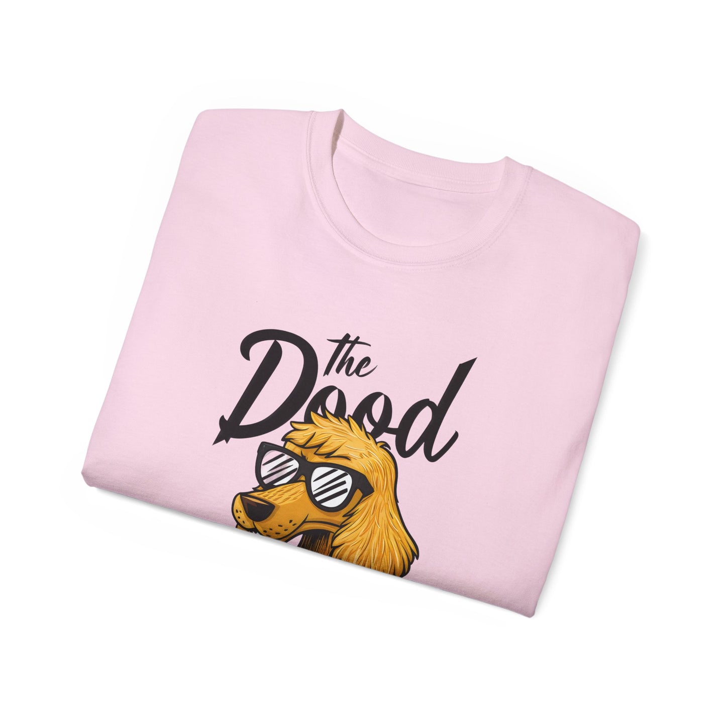 Cute Funny Dog Cartoon The Dood Unisex Organic T-Shirt