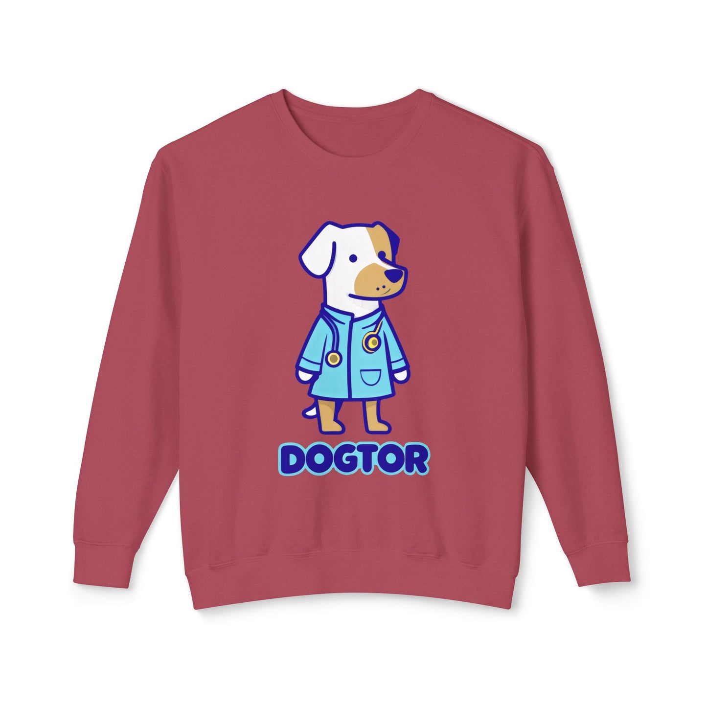 Cute Cartoon Dog Meme Dogtor Sweatshirt