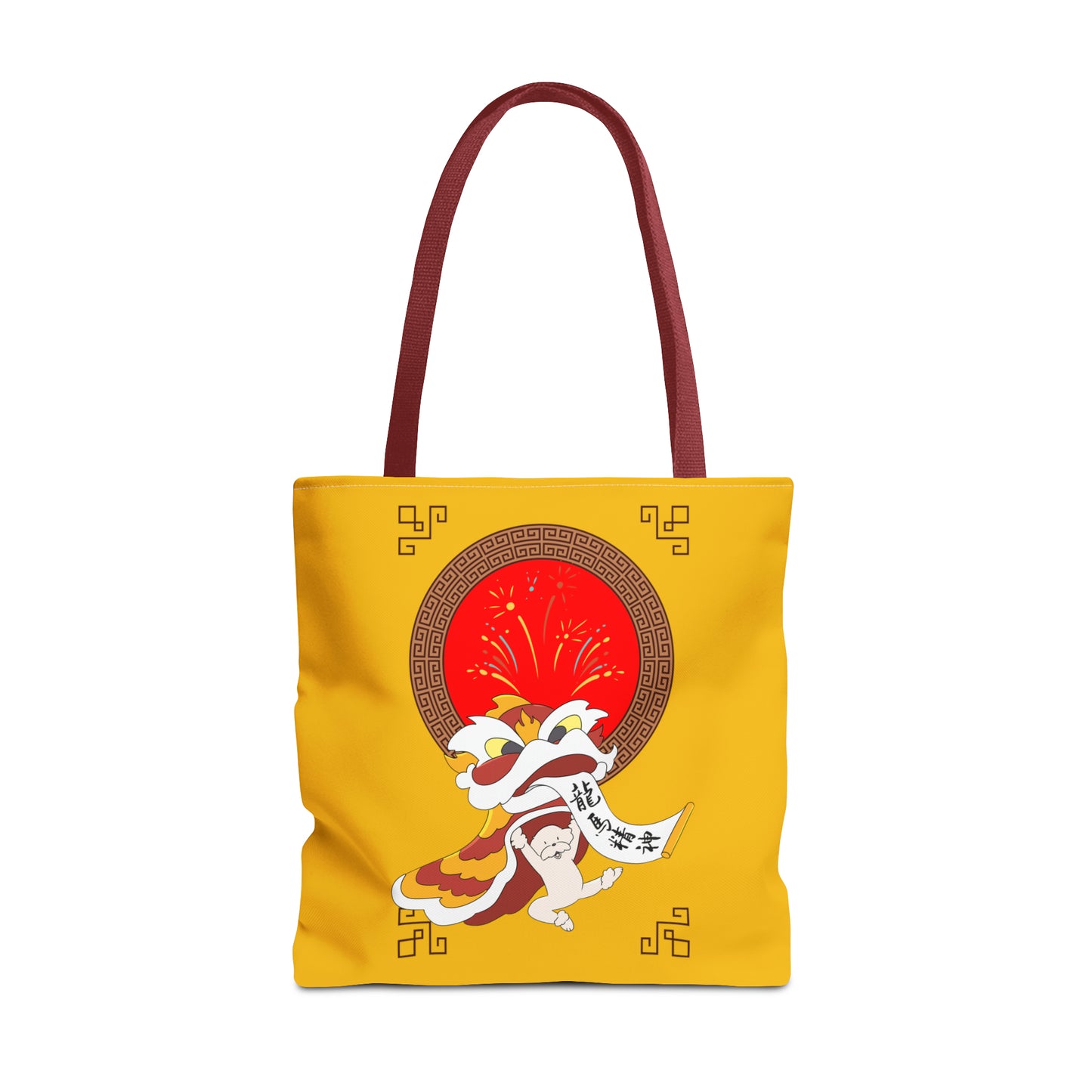 Cheeky Bichon Cute Funny Chinese New Year Tote Bag