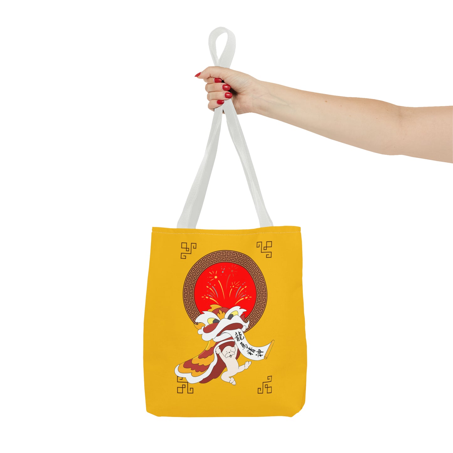 Cheeky Bichon Cute Funny Chinese New Year Tote Bag