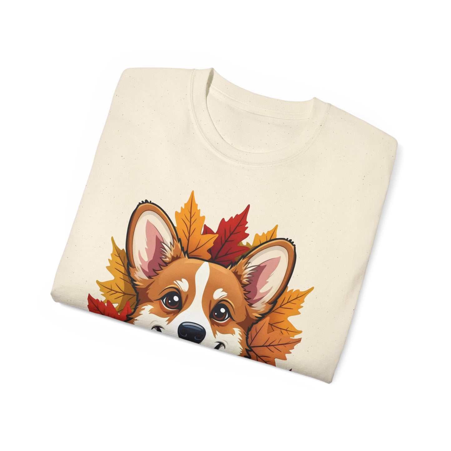 Cute Dog Cartoon Corgi Fall Tee