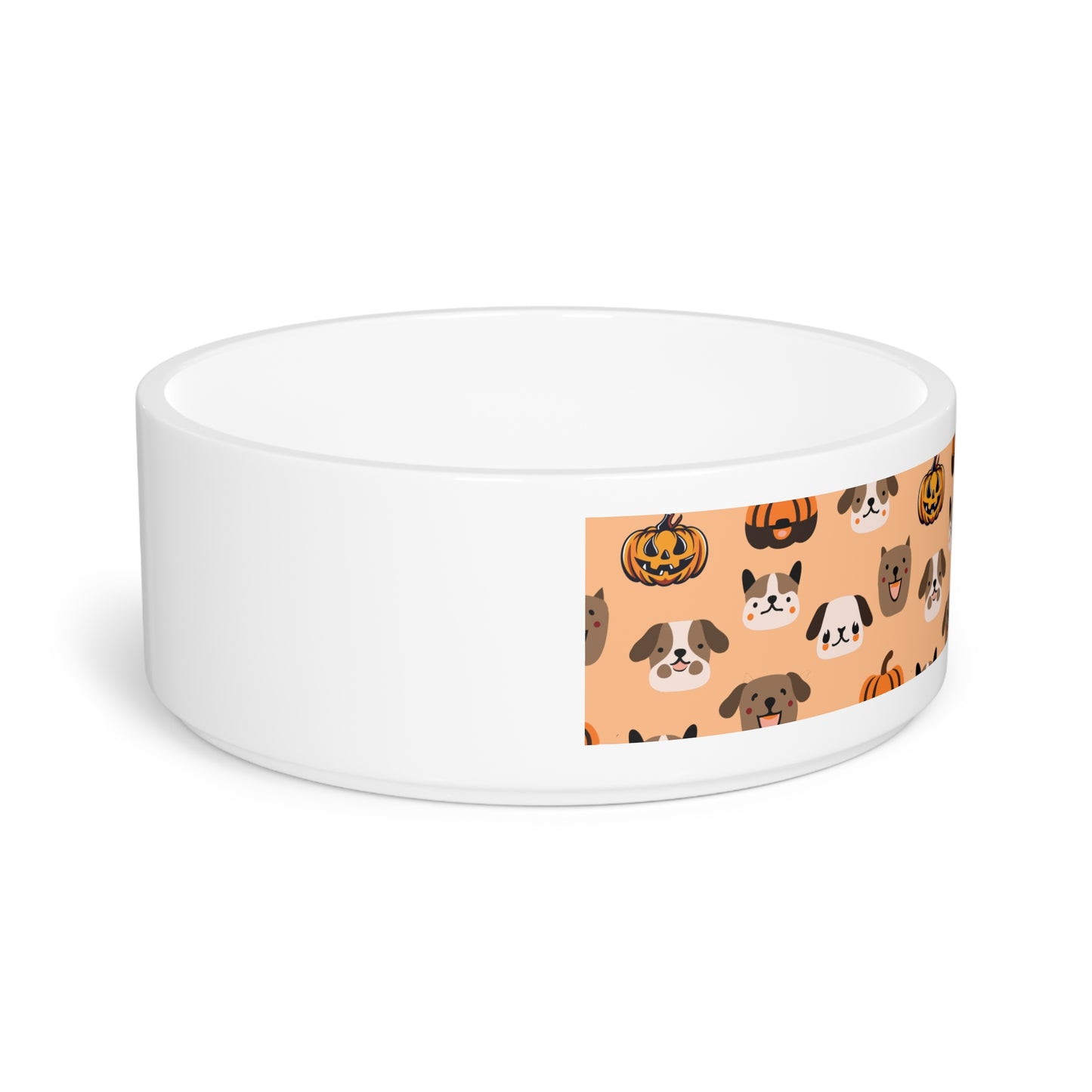 Halloween Pattern Pet Bowl