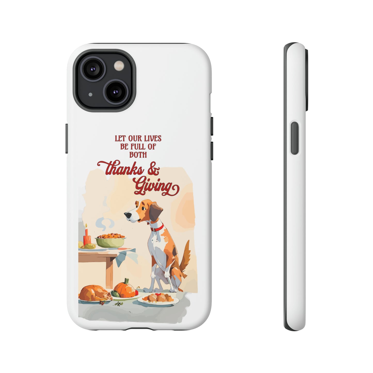 Cute Dog Lover Thanksgiving Tough Cases