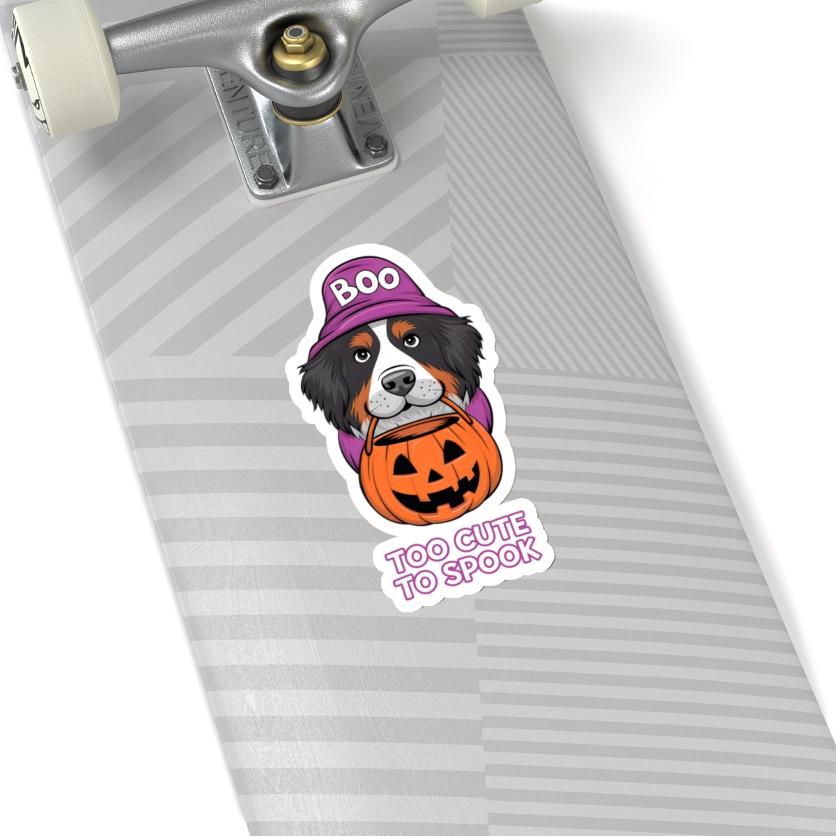 Dog Cartoon Too Cute to Spook Kiss-cut Stickers