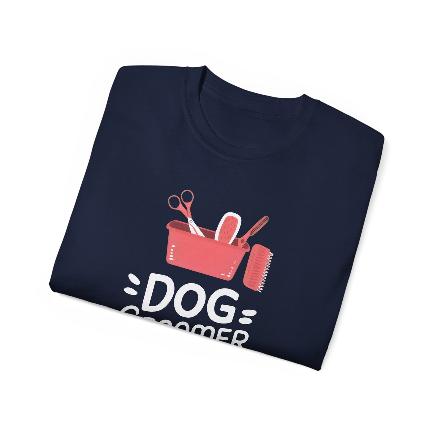 Cute Dog Groomer Unisex Organic T-Shirt