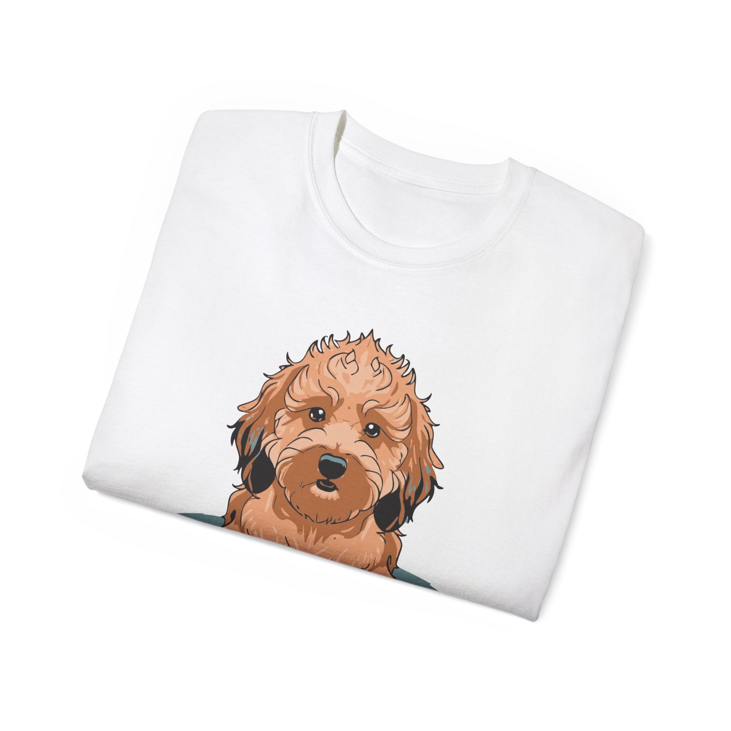 Goldendoodle Lover Life is Golden Unisex Organic T-Shirt