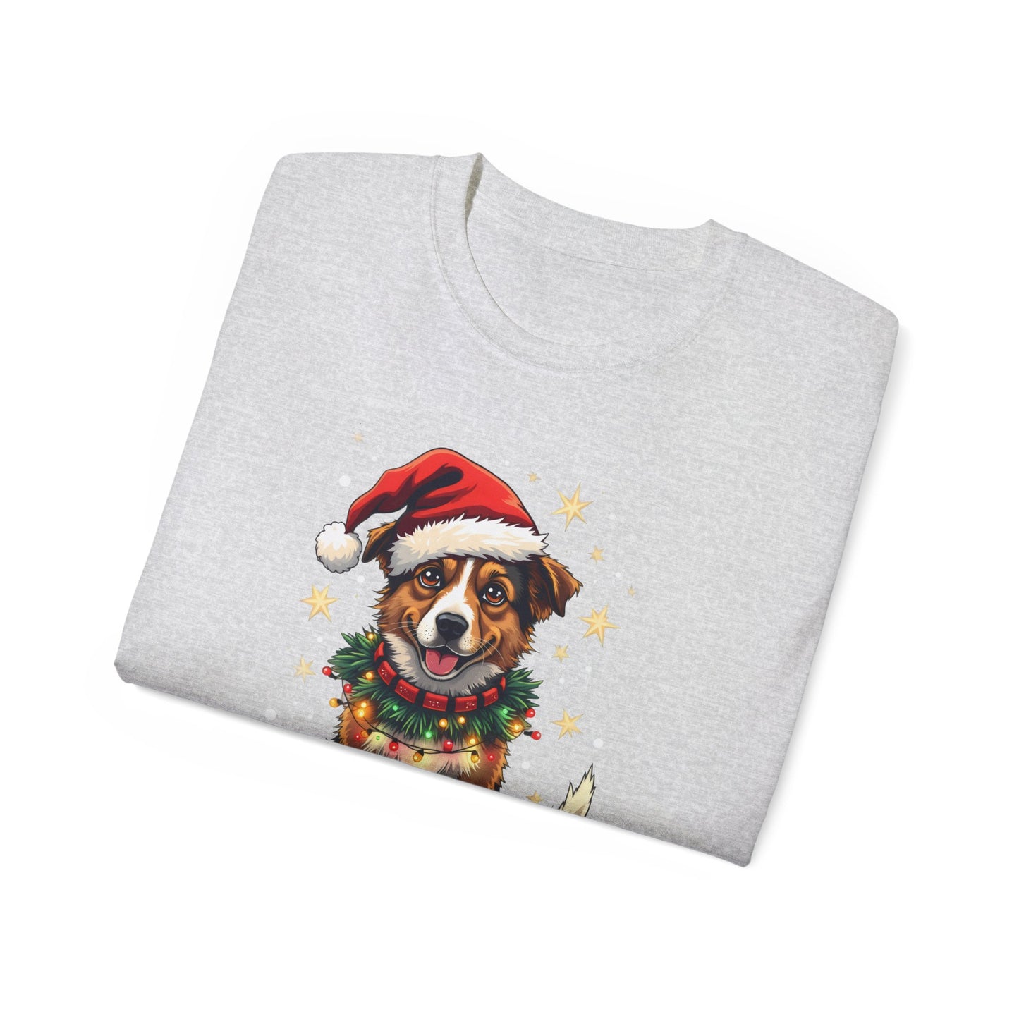 Cute Dog Cartoon Most Likely to Decorate Her Dog Jack Russell Terrier Unisex Organic T-Shirt