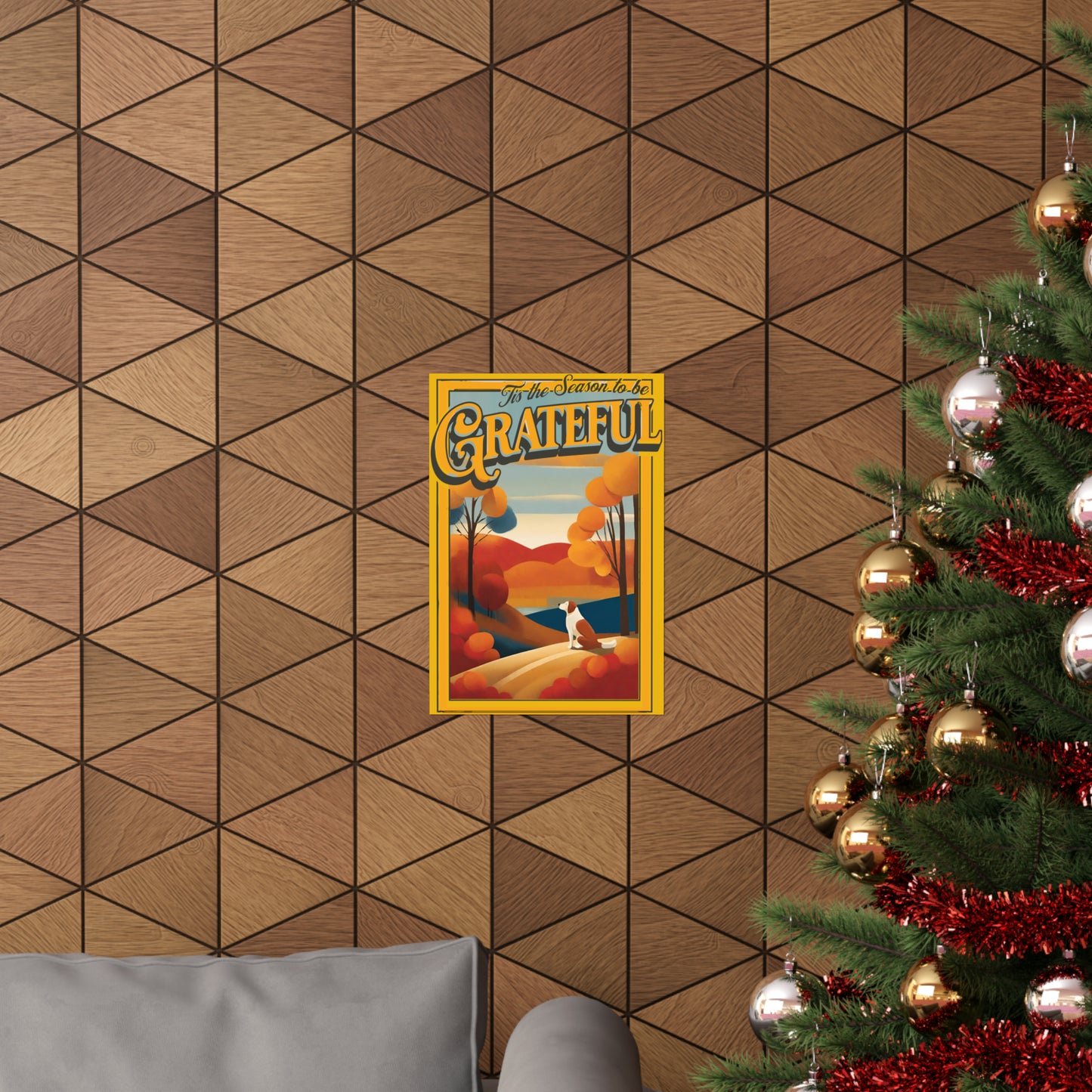 Tis the Season to be Grateful Thanksgiving Matte Vertical Posters