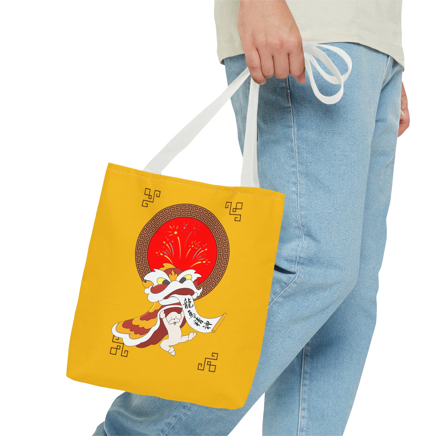 Cheeky Bichon Cute Funny Chinese New Year Tote Bag