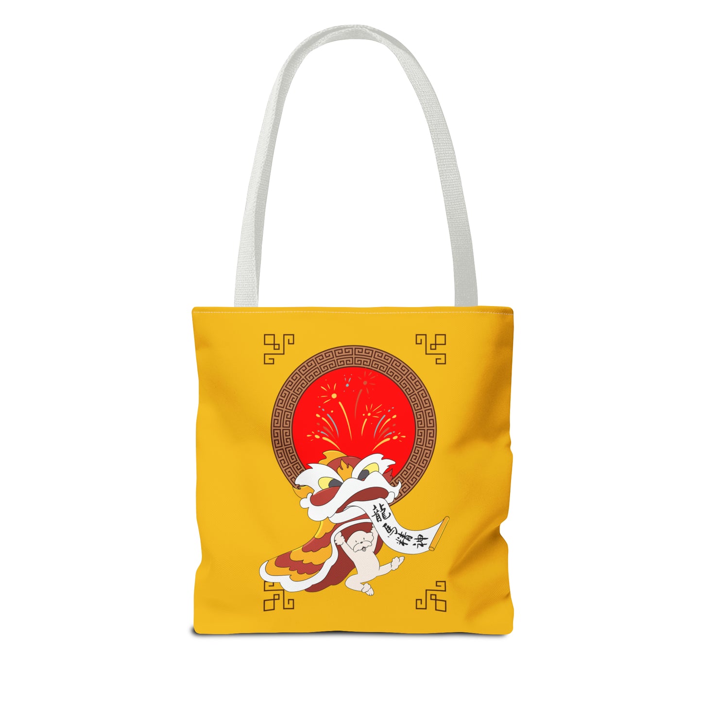 Cheeky Bichon Cute Funny Chinese New Year Tote Bag