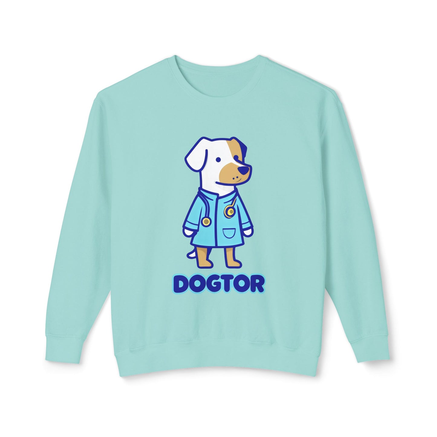 Cute Cartoon Dog Meme Dogtor Sweatshirt