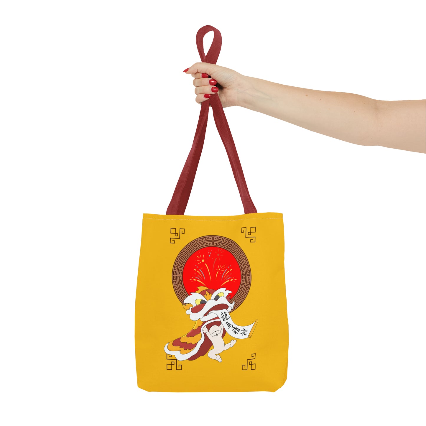 Cheeky Bichon Cute Funny Chinese New Year Tote Bag