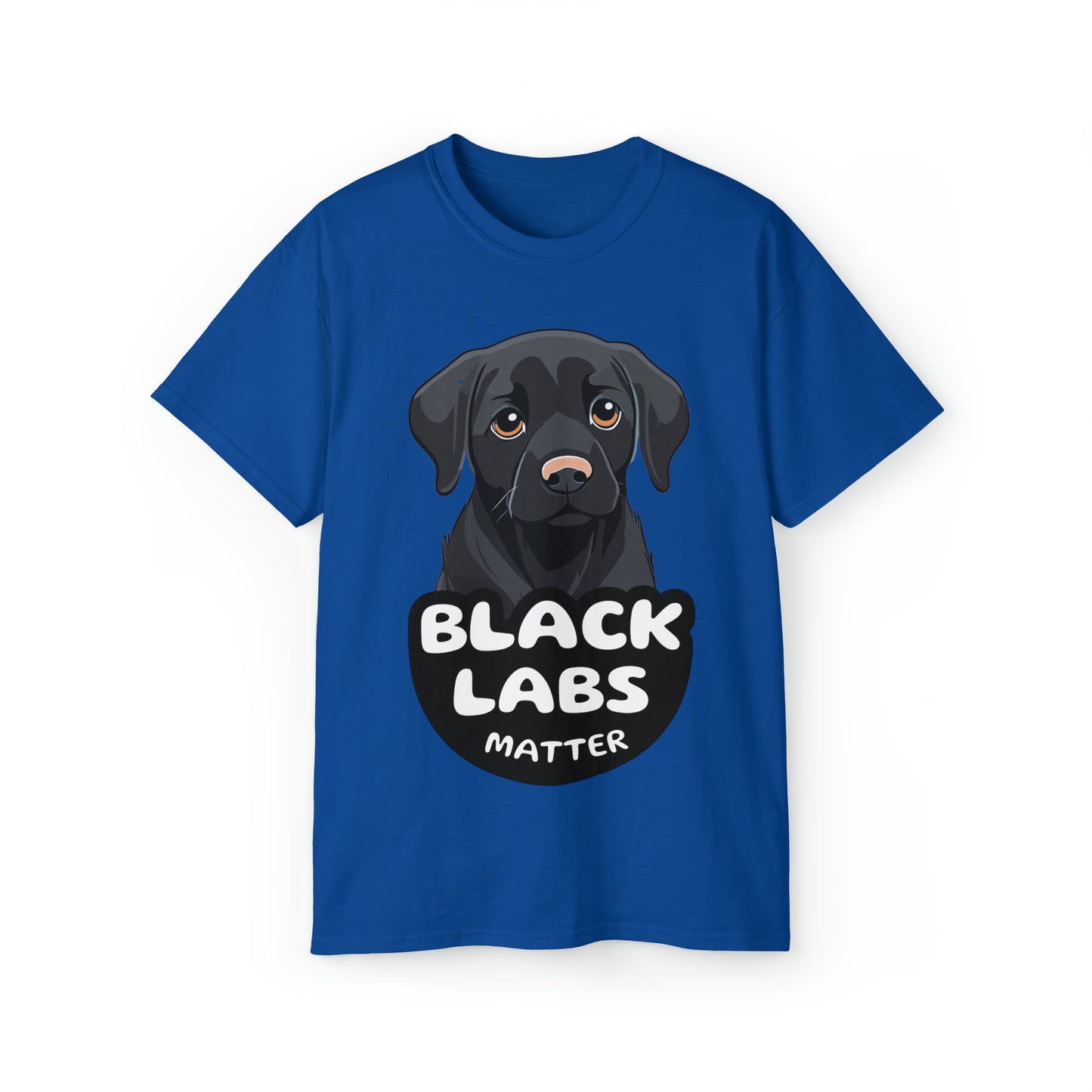 Cute Black Labs Matter Unisex Organic T-Shirt