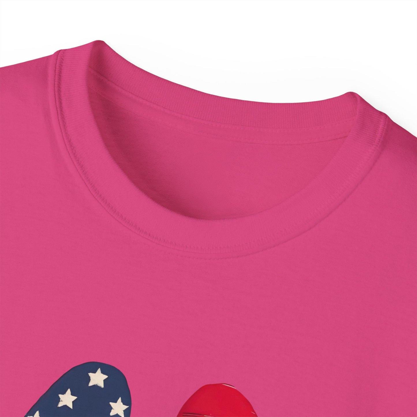 Paw Print Fourth of July Organic T-Shirt