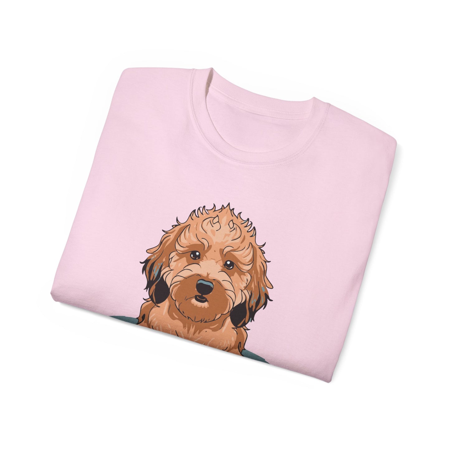 Goldendoodle Lover Life is Golden Unisex Organic T-Shirt