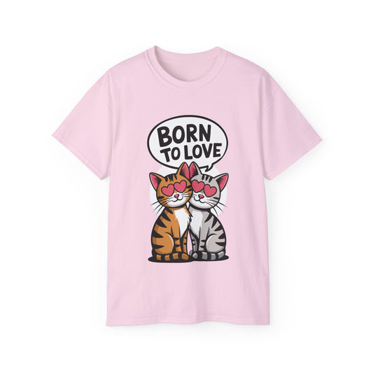 Cute Cat Cartoon Organic Tee