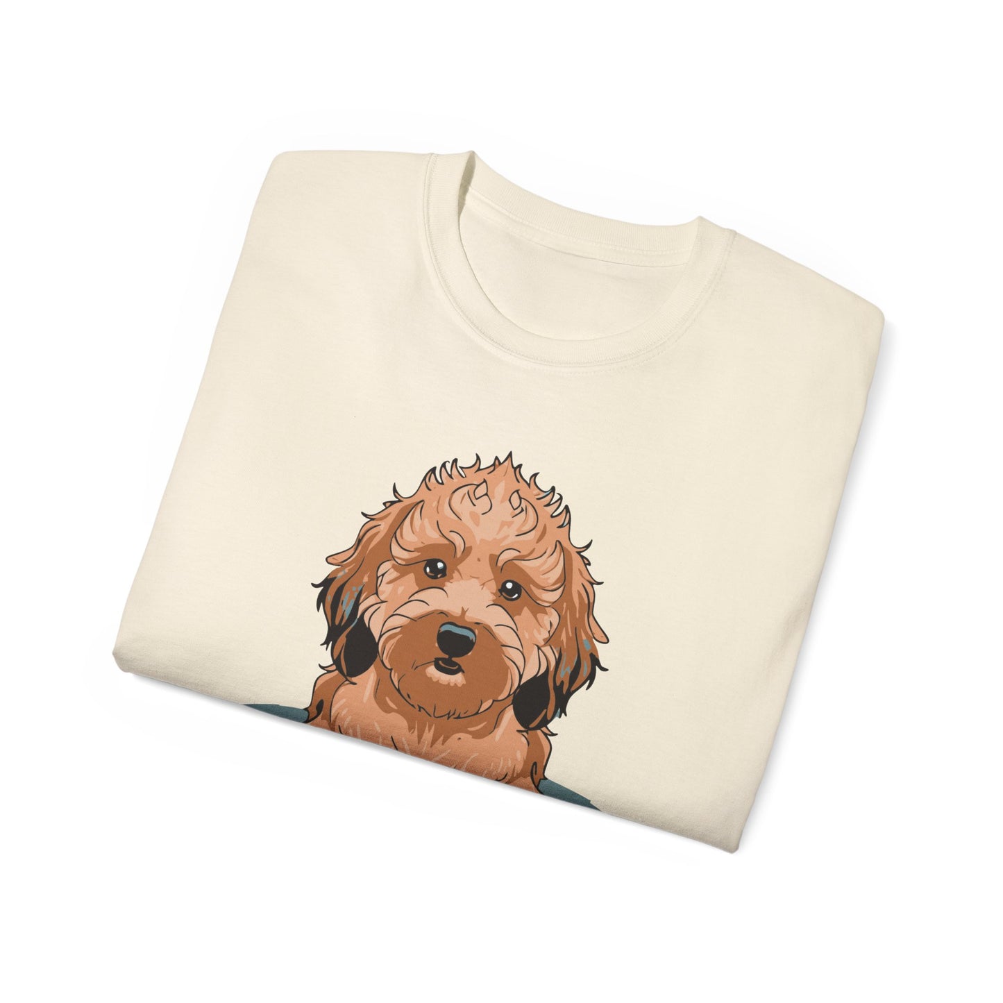 Goldendoodle Lover Life is Golden Unisex Organic T-Shirt