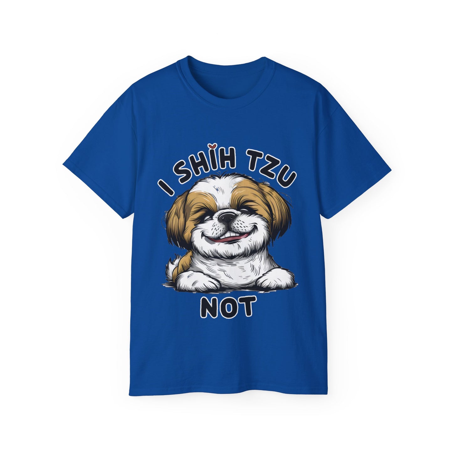 Cute Funny I Shih Tzu Not Dog Meme Organic T-Shirt