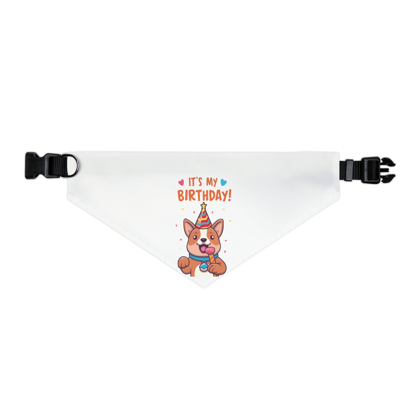 Cute Pet Birthday Bandana Collar