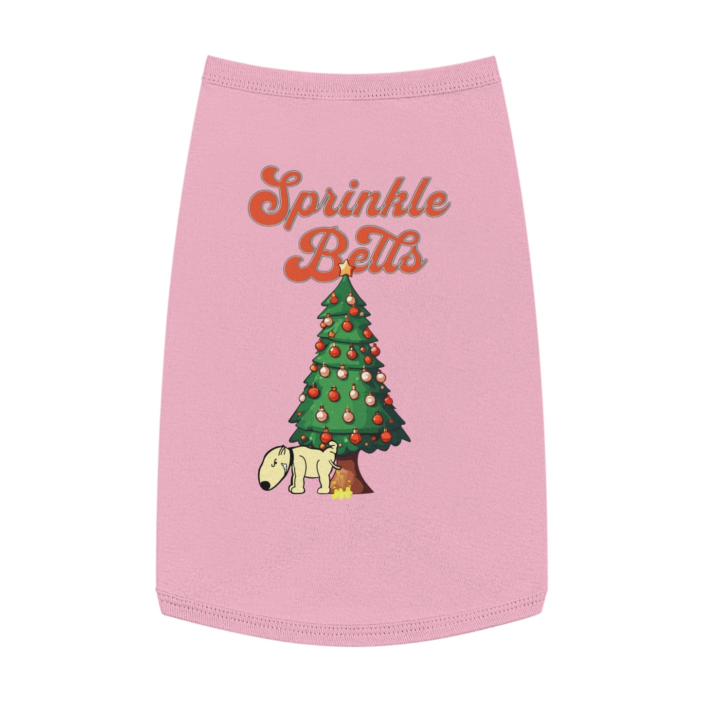 Cute Funny Sprinkle Bells Christmas Pet Tank Top