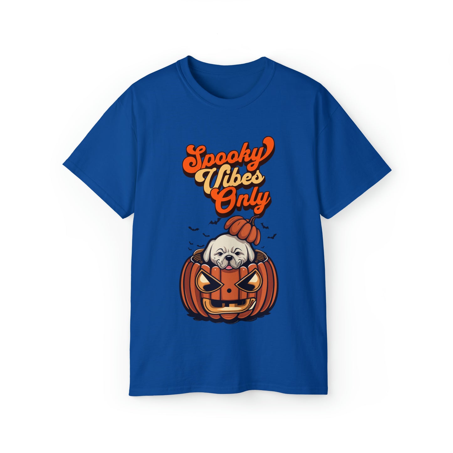 Cute Spooky Vibes Only Unisex Organic T-Shirt