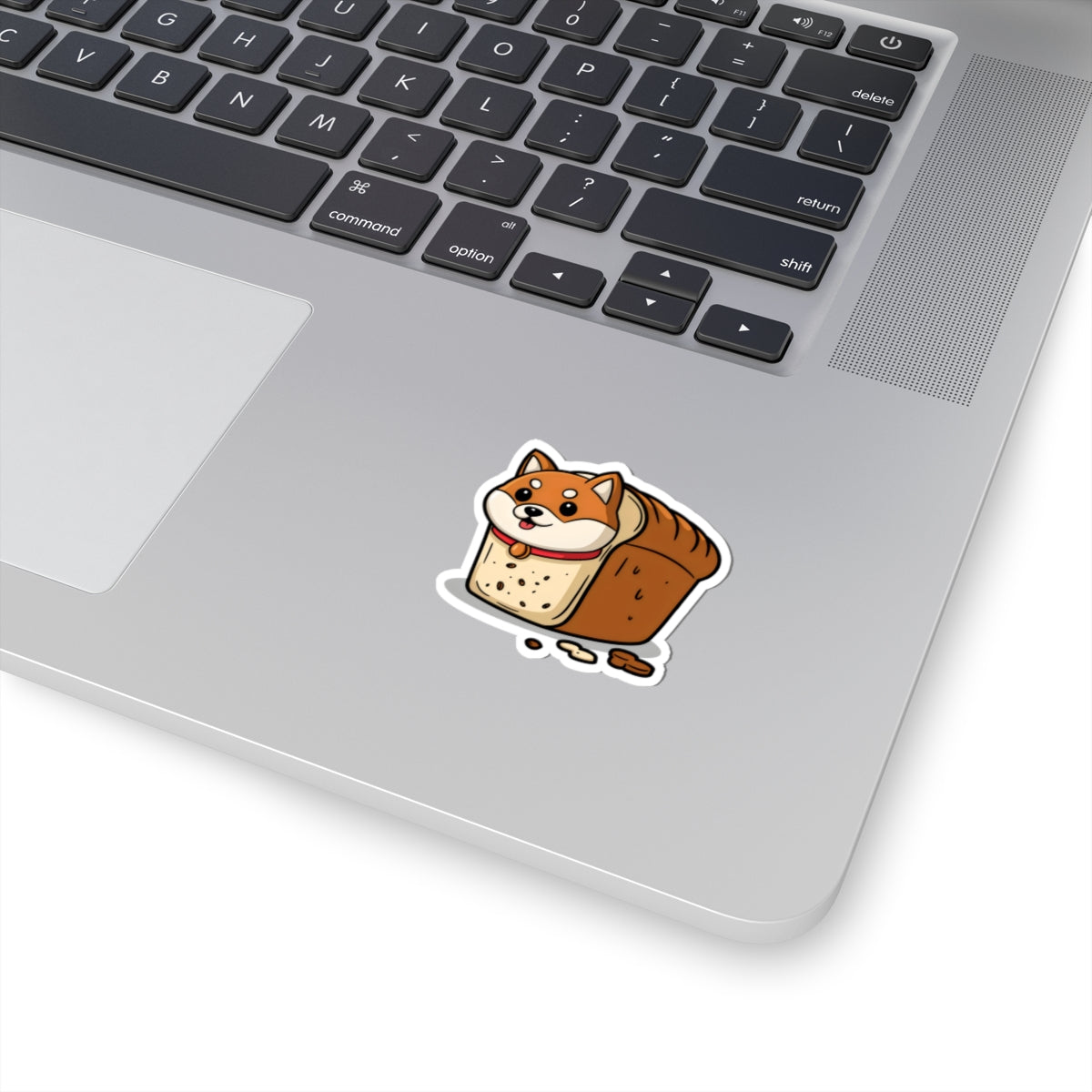 Cute Funny Dog Cartoon Shiba Bread Loaf Kiss-Cut Stickers